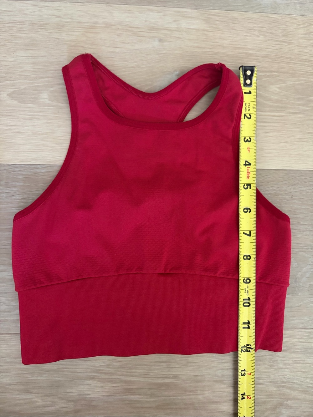 Free People Movement Red Longline Sports Bra Crop Top XS/S - Picture 5 of 5